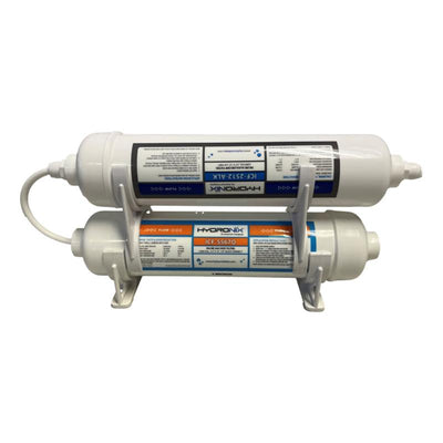 Underbench Double Stage Filter System for Chlorine Reduction with Alkaline  c/w Tap